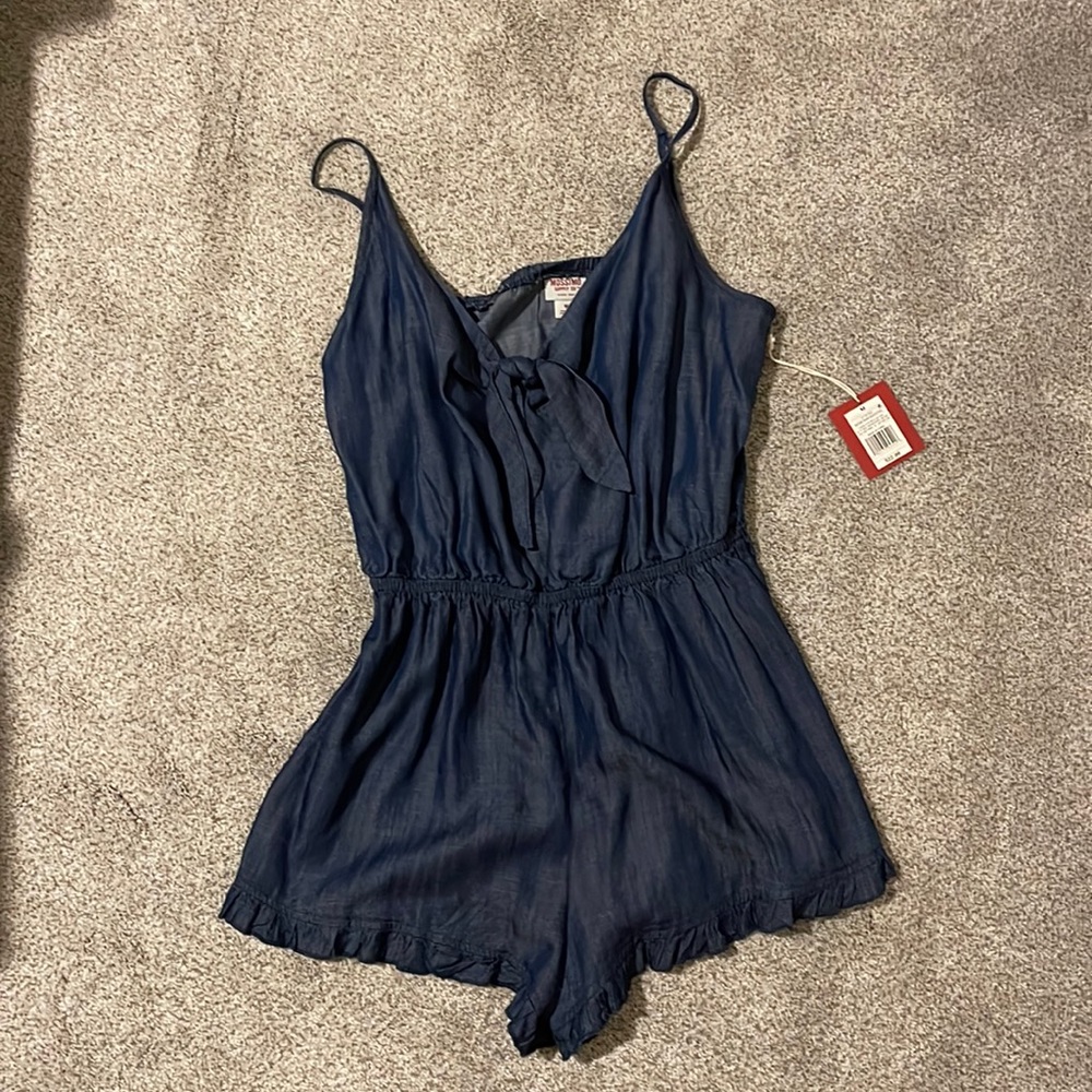 Denim romper